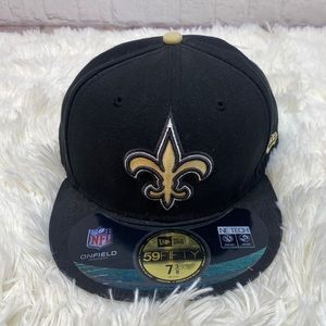 New Orleans Saints New Era Fitted Hat Size 7 3/8